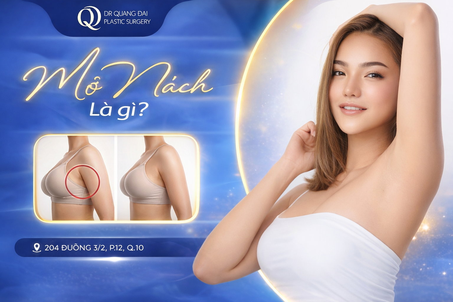 Hút mỡ nách có nguy hiểm không